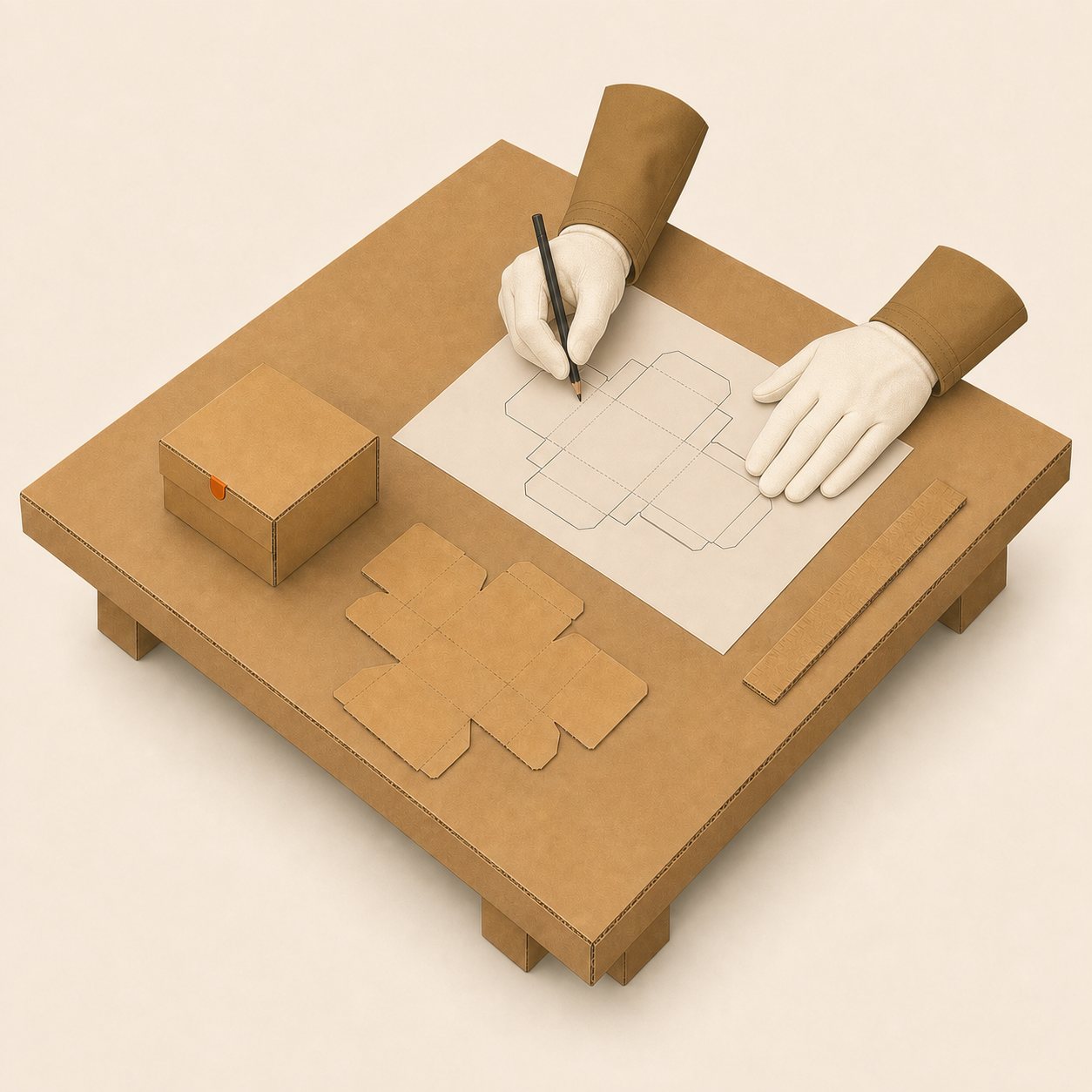 Caja a la medida — medidas 